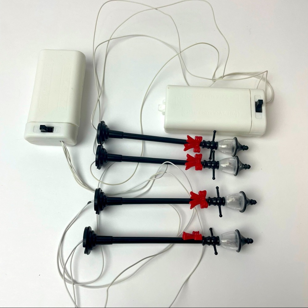 🎄2/$14-4 Battery Operated LED Village lamps